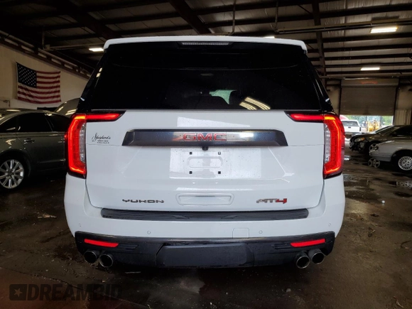 2022 GMC Yukon AT4 with VIN 1GKS2CKL5NR347892, listed as a Copart auction lot 69188734 with 38,609 mi miles and Clean Title. Bid and sale history available at carsss.com. Image 6.