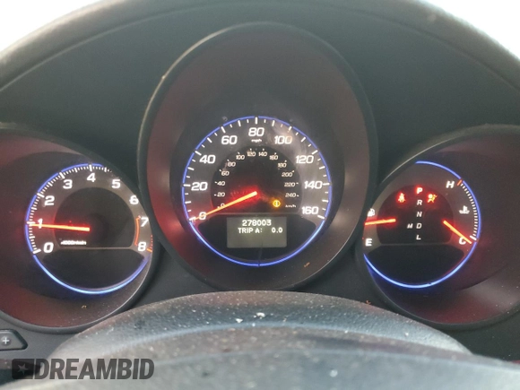 2007 Acura TL with VIN 19UUA66257A013696, listed as a Copart auction lot 49601615 with 278,003 mi miles and Salvage Title. Bid and sale history available at carsss.com. Image 9.