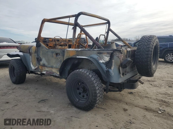 1990 Jeep Wrangler "S" with VIN 2J4FY19E1LJ550785, listed as a Copart auction lot 41930685 with 0 mi miles and Non Repairable. Bid and sale history available at carsss.com. Image 2.