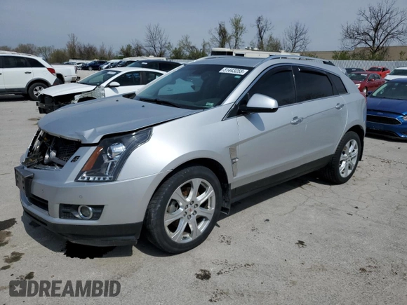 2011 Cadillac SRX Performance Collection with VIN 3GYFNEEY8BS572186, listed as a Copart auction lot 51443255 with 152,821 mi miles and Salvage Title. Bid and sale history available at carsss.com. Image 1.