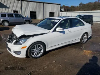2013 Mercedes-Benz C-Class C 300 Sport with VIN WDDGF8ABXDR240983, listed as a Copart auction lot 83577744 with 106,033 mi miles and Salvage Title. Bid and sale history available at carsss.com. Image 1.