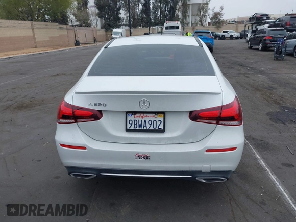 2019 Mercedes-Benz A 220 with VIN WDD3G4EB3KW027838, listed as a IAAI auction lot 42033252 with 53,867 mi miles and . Bid and sale history available at DreamBid. Image 17.