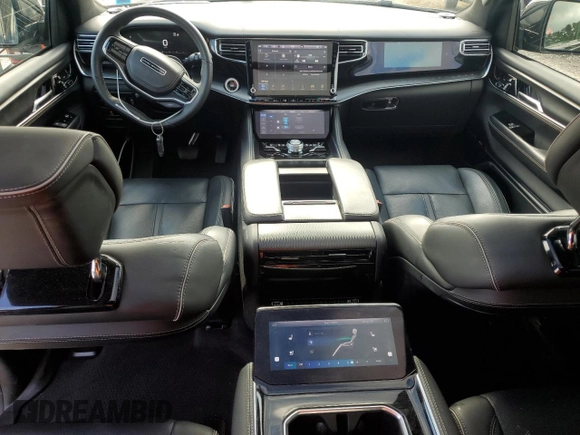 2024 Jeep Grand Wagoneer Series II with VIN 1C4SJSFP0RS120601, listed as a Copart auction lot 61466345 with 34,335 mi miles and Clean title. Bid and sale history available at DreamBid. Image 8.