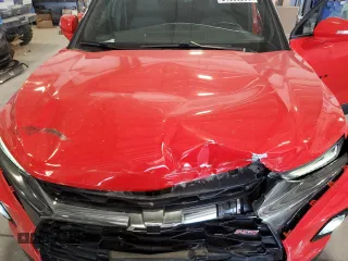 2021 Chevrolet Blazer RS with VIN 3GNKBKRS6MS565619, listed as a Copart auction lot 54439495 with 46,046 mi miles and Salvage title. Bid and sale history available at DreamBid. Image 13.