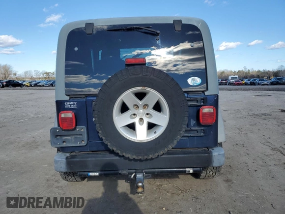 2005 Jeep Wrangler Rubicon with VIN 1J4FA69S85P308699, listed as a Copart auction lot 86865064 with 162,102 mi miles and Clean Title. Bid and sale history available at carsss.com. Image 6.