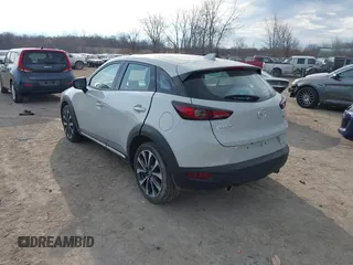 2019 Mazda CX-3 Grand Touring with VIN JM1DKFD74K0450470, listed as a IAAI auction lot 41907856 with 52,625 mi miles. Bid and sale history available at carsss.com. Image 3.