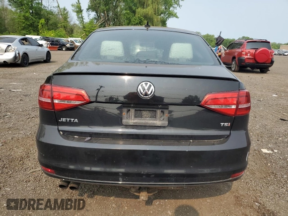 2015 Volkswagen Jetta SE with VIN 3VWD17AJ5FM217805, listed as a Copart auction lot 58812305 with 132,573 mi miles and Salvage title. Bid and sale history available at DreamBid. Image 6.