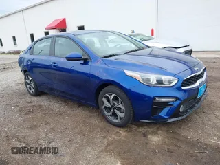2020 Kia Forte LXS with VIN 3KPF24AD3LE143775, listed as a IAAI auction lot 41943390 with 55,822 mi miles. Bid and sale history available at carsss.com. Image 1.