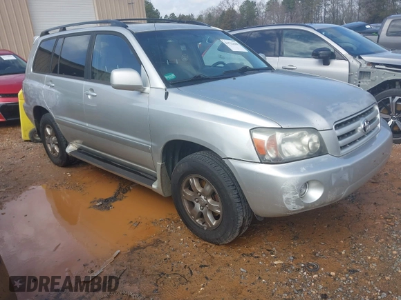 2005 Toyota Highlander z VIN JTEEP21A150134006, wystawiony jako IAAI lot #41722648 z przebiegiem 123 524 mil mil oraz . Historia ofert i sprzedaży dostępna na DreamBid. Obrazek 1.