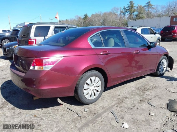2009 Honda Accord Sdn LX with VIN 1HGCP26369A025208, listed as a IAAI auction lot 41753311 with 141,680 mi miles. Bid and sale history available at carsss.com. Image 4.