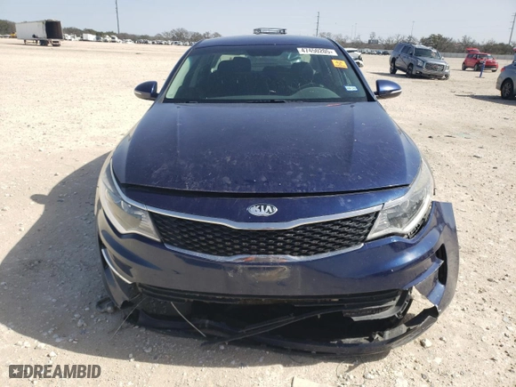2018 Kia Optima LX with VIN 5XXGT4L36JG217345, listed as a Copart auction lot 47450205 with 124,796 mi miles and Salvage Title. Bid and sale history available at carsss.com. Image 5.