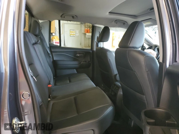 2018 Honda Ridgeline RTL-E z VIN 5FPYK3F77JB007492, wystawiony jako Copart lot #43716475 z przebiegiem Nie podano mil oraz Szkoda całkowita • Salvage title. Historia ofert i sprzedaży dostępna na DreamBid. Obrazek 10.
