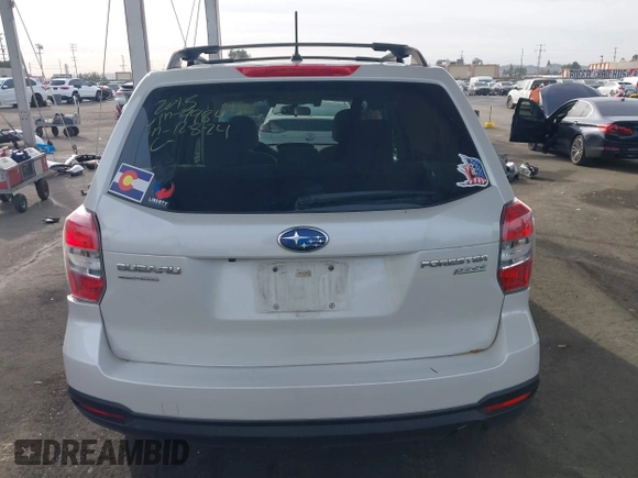 2015 Subaru Forester Premium with VIN JF2SJAFCXFH489984, listed as a IAAI auction lot 41082317 with 146,244 mi miles and . Bid and sale history available at DreamBid. Image 15.