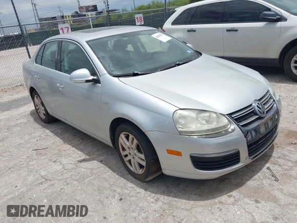 2007 Volkswagen Jetta Wolfsburg Edition with VIN 3VWEF71K87M196027, listed as a IAAI auction lot 42804650 with 205,019 mi miles and . Bid and sale history available at DreamBid. Image 1.
