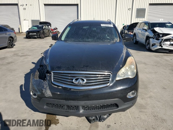 2010 Infiniti EX Journey with VIN JN1AJ0HP3AM702068, listed as a Copart auction lot 41593615 with 189,119 mi miles and Salvage title. Bid and sale history available at DreamBid. Image 5.