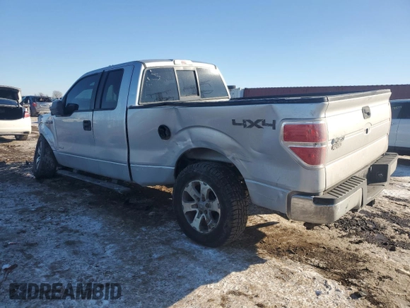 2014 Ford F-150 XL with VIN 1FTFX1ET7EFA48842, listed as a Copart auction lot 46008955 with 91,027 mi miles and Salvage Title. Bid and sale history available at carsss.com. Image 2.