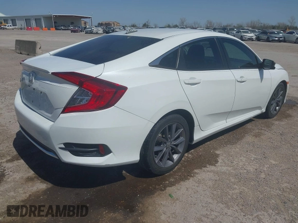 2019 Honda Civic Sedan EX with VIN 19XFC1F34KE008721, listed as a IAAI auction lot 41845651 with 80,991 mi miles. Bid and sale history available at carsss.com. Image 4.