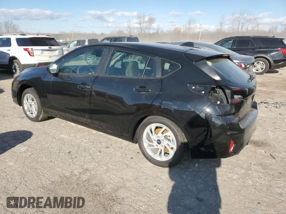 2024 Subaru Impreza with VIN JF1GUABCXR8886056, listed as a Copart auction lot 83389074 with 124 mi miles and Salvage Title. Bid and sale history available at carsss.com. Image 2.