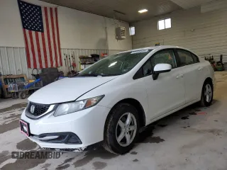 2015 Honda Civic LX z VIN 2HGFB2F54FH552206, wystawiony jako Copart lot #55499545 z przebiegiem Nie podano mil oraz Szkoda całkowita • Salvage title. Historia ofert i sprzedaży dostępna na DreamBid. Obrazek 1.