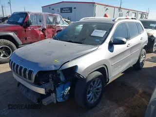 2021 Jeep Cherokee Latitude with VIN 1C4PJLCB9MD150813, listed as a IAAI auction lot 41411582 with 36,383 mi miles. Bid and sale history available at carsss.com. Image 2.