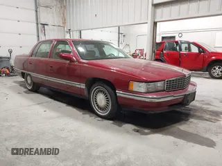 1995 Cadillac DeVille z VIN 1G6KD52B0SU247994, wystawiony jako IAAI lot #42310309 z przebiegiem 137 455 mil mil oraz . Historia ofert i sprzedaży dostępna na DreamBid. Obrazek 1.