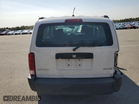 2008 Dodge Nitro SXT with VIN 1D8GU28K08W209303, listed as a Copart auction lot 52744775 with 209,066 mi miles and Salvage Title. Bid and sale history available at carsss.com. Image 6.