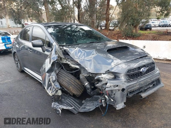 2021 Subaru WRX with VIN JF1VA1A69M9808396, listed as a IAAI auction lot 41576020 with 105,046 mi miles. Bid and sale history available at carsss.com. Image 1.