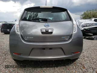 2015 Nissan LEAF SV with VIN 1N4AZ0CP0FC302825, listed as a Copart auction lot 49904193 with 36,673 mi miles. Bid and sale history available at carsss.com. Image 6.