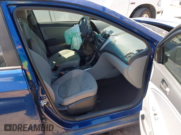 2017 Hyundai Accent SE with VIN KMHCT4AE4HU287932, listed as a IAAI auction lot 41988980 with 118,135 mi miles. Bid and sale history available at carsss.com. Image 5.