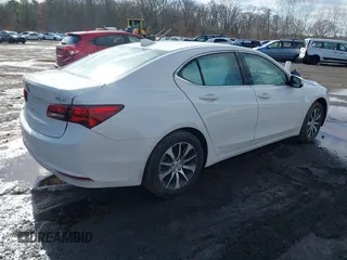 2017 Acura TLX w/Technology Pkg with VIN 19UUB1F5XHA001197, listed as a IAAI auction lot 41530789 with 65,747 mi miles. Bid and sale history available at carsss.com. Image 4.