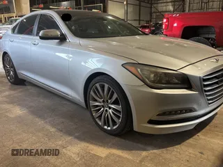 2015 Hyundai Genesis 5.0L with VIN KMHGN4JF8FU010248, listed as a Copart auction lot 53686765 with 120,312 mi miles and Clean Title. Bid and sale history available at carsss.com. Image 1.