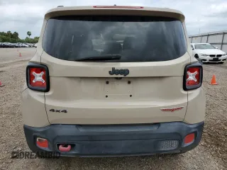 2016 Jeep Renegade Trailhawk with VIN ZACCJBCT7GPC50495, listed as a Copart auction lot 55705395 with 161,439 mi miles and Salvage title. Bid and sale history available at DreamBid. Image 6.