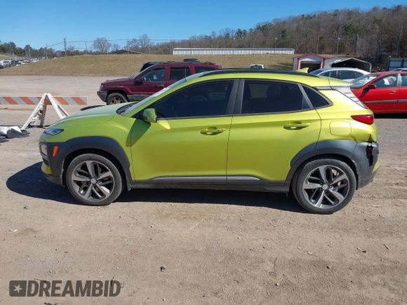 2020 Hyundai Kona Limited with VIN KM8K33A50LU564963, listed as a IAAI auction lot 41683697 with 87,893 mi miles. Bid and sale history available at carsss.com. Image 14.