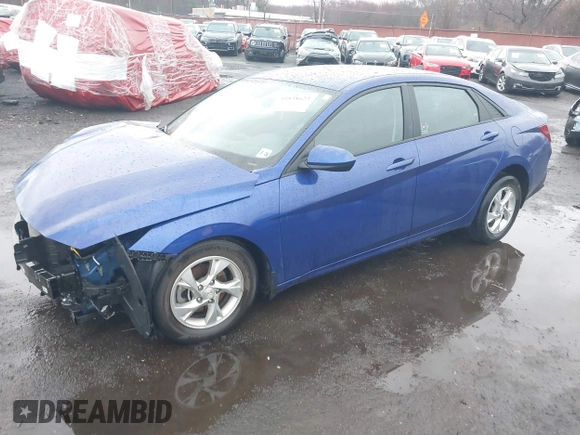 2023 Hyundai Elantra SE with VIN KMHLL4AG1PU557148, listed as a IAAI auction lot 41838623 with 37,104 mi miles and . Bid and sale history available at DreamBid. Image 2.