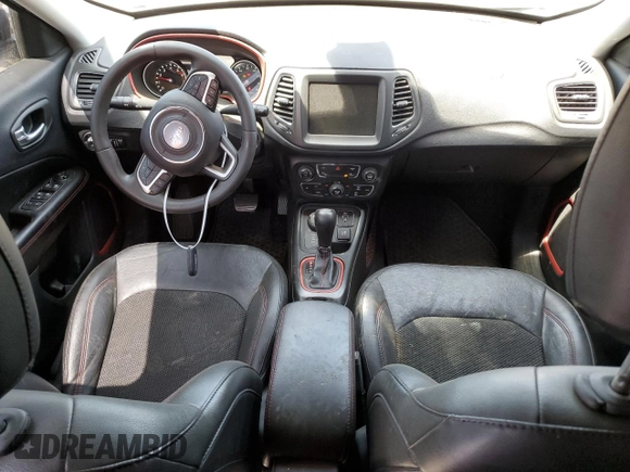2021 Jeep Compass Trailhawk with VIN 3C4NJDDB6MT564816, listed as a Copart auction lot 57534505 with 87,177 mi miles and Salvage title. Bid and sale history available at DreamBid. Image 8.