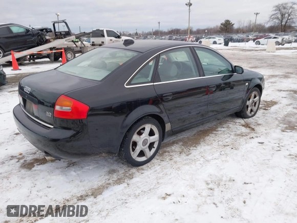 2004 Audi A6 3.0L with VIN WAULT64B64N079747, listed as a IAAI auction lot 41346752 with 135,169 mi miles. Bid and sale history available at carsss.com. Image 4.