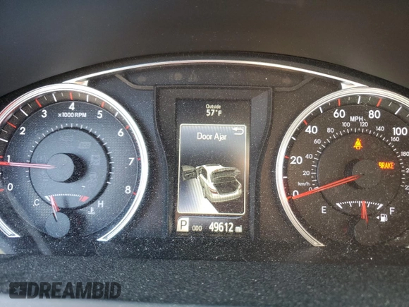 2016 Toyota Camry XLE with VIN 4T1BF1FKXGU601372, listed as a Copart auction lot 48570645 with 49,612 mi miles and Salvage Title. Bid and sale history available at carsss.com. Image 9.