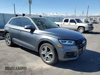2019 Audi Q5 Prestige with VIN WA1CNAFY2K2053835, listed as a Copart auction lot 46736325 with 48,257 mi miles and Salvage Title. Bid and sale history available at carsss.com. Image 4.