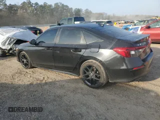2022 Honda Civic Sport with VIN 2HGFE2F58NH533891, listed as a Copart auction lot 48955885 with 96,533 mi miles and Salvage Title. Bid and sale history available at carsss.com. Image 2.