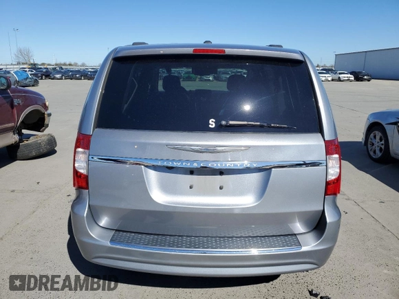 2015 Chrysler Town & Country LX with VIN 2C4RC1AG4FR675672, listed as a Copart auction lot 48070935 with 78,403 mi miles and Salvage Title. Bid and sale history available at carsss.com. Image 6.