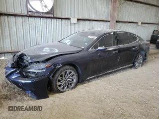 2019 Lexus LS with VIN JTHB51FF0K5007269, listed as a Copart auction lot 75622894 with 87,410 mi miles and Salvage Title. Bid and sale history available at carsss.com. Image 1.