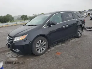 2015 Honda Odyssey Touring Elite с VIN 5FNRL5H93FB092682, выставлен на аукционе Copart как лот 56884835 с пробегом 115 810 миль миль и Списание • Salvage title. История ставок и продаж доступна на DreamBid. Изображение 1.