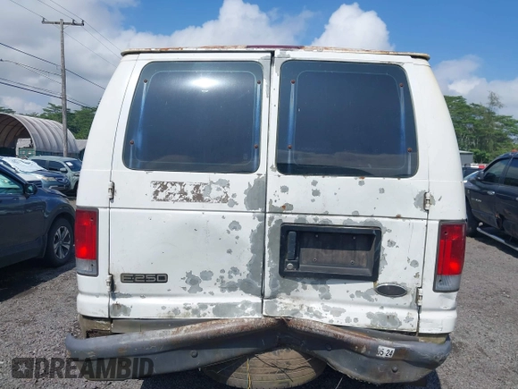 2005 Ford Econoline Cargo with VIN 1FTNE24W55HA43243, listed as a IAAI auction lot 41528626 with 240,685 mi miles and . Bid and sale history available at carsss.com. Image 16.