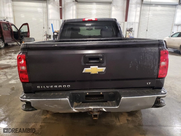 2015 Chevrolet Silverado 1500 LT with VIN 1GCVKREC7FZ354898, listed as a Copart auction lot 48878405 with 0 mi miles and Salvage Title. Bid and sale history available at carsss.com. Image 6.