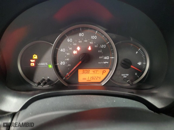 2013 Toyota Yaris L with VIN JTDKTUD31DD567800, listed as a Copart auction lot 46901635 with 119,224 mi miles and Clean Title. Bid and sale history available at carsss.com. Image 9.