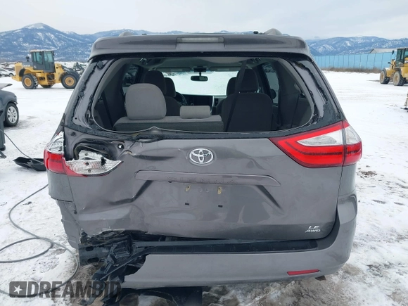 2016 Toyota Sienna LE with VIN 5TDJK3DC6GS142669, listed as a IAAI auction lot 41436771 with 135,715 mi miles. Bid and sale history available at carsss.com. Image 16.