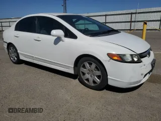 2007 Honda Civic Sdn LX with VIN 1HGFA16547L135170, listed as a Copart auction lot 54443225 with 143,675 mi miles and Salvage Title. Bid and sale history available at carsss.com. Image 4.