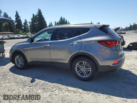 2018 Hyundai Santa Fe 2.4L with VIN 5NMZUDLB7JH106169, listed as a Copart auction lot 64465735 with 21,564 mi miles and Salvage title. Bid and sale history available at DreamBid. Image 2.