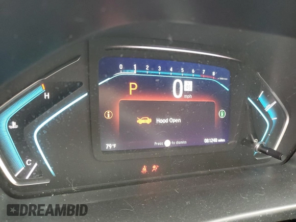 2021 Honda Odyssey EX with VIN 5FNRL6H54MB026366, listed as a Copart auction lot 49229375 with 81,248 mi miles and Salvage Title. Bid and sale history available at DreamBid. Image 9.