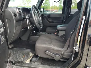 2014 Jeep Wrangler Unlimited Sport with VIN 1C4BJWDG6EL320381, listed as a Copart auction lot 51051704 with 163,127 mi miles and Salvage Title. Bid and sale history available at carsss.com. Image 7.